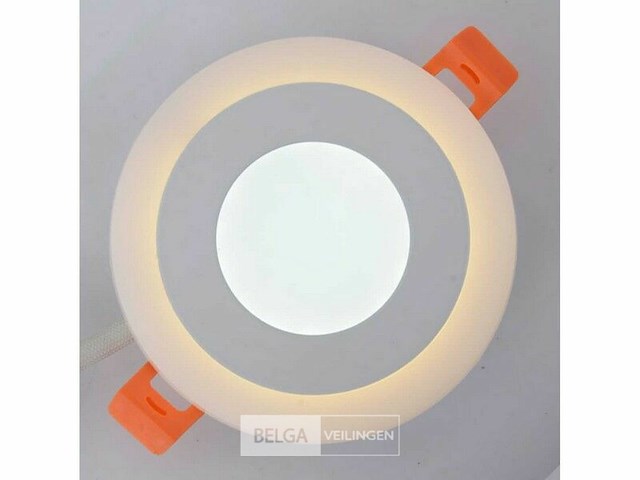 Led-paneel – wit / koud wit – 6w (3w + 3w) – aan/uit (x50) - afbeelding 1 van  6