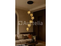 Led pendellicht – model b063/6 – 3000k – warm wit – zilver - afbeelding 5 van  5