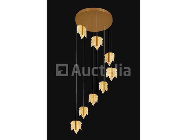 Led pendellicht – model b063/8 – 3000k – warm wit – zilver - afbeelding 2 van  4
