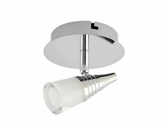 Led plafondlamp - 3 spots - hl7160l - 3 x 5w - zilver (x3) - afbeelding 3 van  5