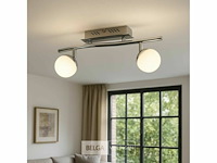 Led plafondlamp - 3 spots - hl7163l - 5w - zilver (x3) - afbeelding 3 van  5