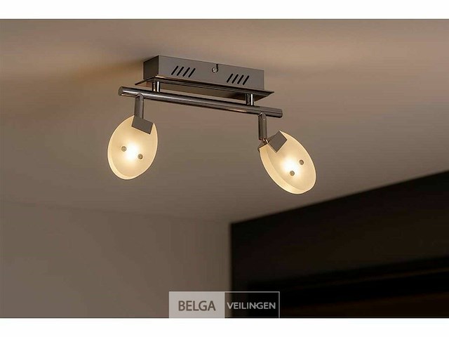 Led plafondlamp – 2 spots – hl7162l – 2 x 5w (x4) - afbeelding 1 van  5