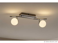 Led plafondlamp – 2 spots – hl7182l – 2 x 4w (x8) - afbeelding 1 van  4