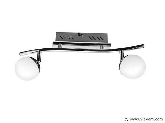 Led plafondlamp – 2 spots – hl7182l – 2 x 4w (x8) - afbeelding 4 van  4