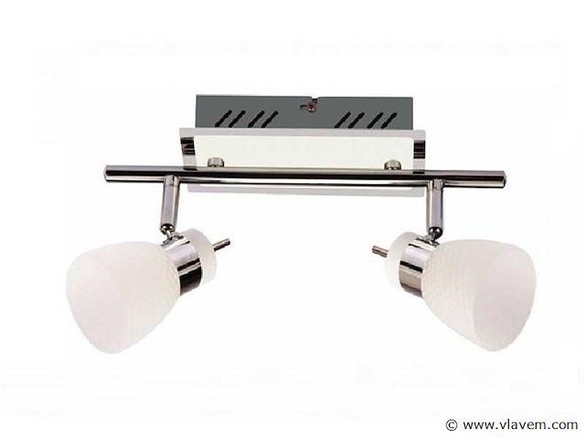 Led plafondlamp – 2 spots – hl7192l – 2 x 4w (x8) - afbeelding 3 van  4