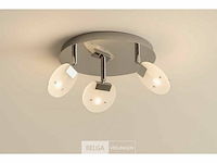 Led plafondlamp – 3 spots – hl7160l – 3 x 5w – zilver (x3) - afbeelding 3 van  5
