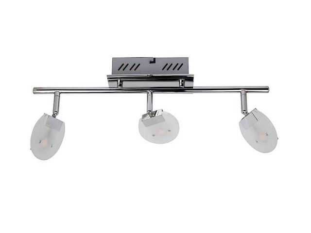 Led plafondlamp – 3 spots – hl7163l – 5w – zilver (x3) - afbeelding 2 van  2