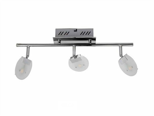 Led plafondlamp – 3 spots – hl7163l – 5w – zilver (x3) - afbeelding 5 van  5