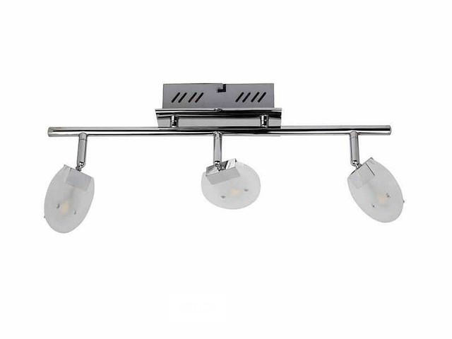 Led plafondlamp – 3 spots – hl7163l – 5w – zilver (x6) - afbeelding 5 van  5