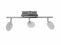 Led plafondlamp – 3 spots – hl7163l – 5w – zilver (x6) - afbeelding 5 van  5