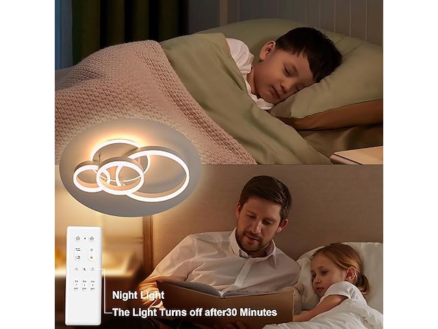 Led-plafondlamp (61 cm) - afbeelding 4 van  4