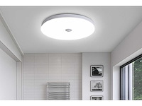 Led plafondlamp met sensor – rond – 20w – ip54 waterdicht (x4) - afbeelding 1 van  4