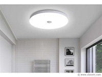 Led plafondlamp met sensor – rond – 20w – ip54 waterdicht (x4) - afbeelding 1 van  4