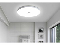 Led plafondlamp met sensor – rond – 20w – ip54 waterdicht (x4) - afbeelding 1 van  5
