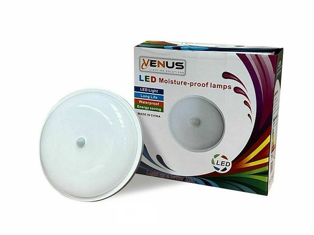 Led plafondlamp met sensor – rond – 20w – ip54 waterdicht (x4) - afbeelding 3 van  5