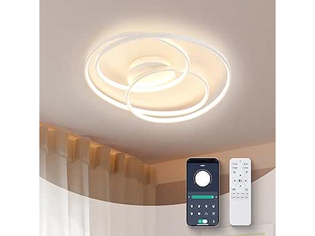 Led plafondlamp wit - afbeelding 1 van  5