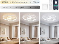 Led plafondlamp wit - afbeelding 2 van  5