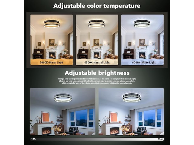 Led-plafondlamp - afbeelding 4 van  4