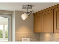 Led plafondspot – di02 – 5w – 4000k – neutraal wit – zilver (x4) - afbeelding 1 van  5