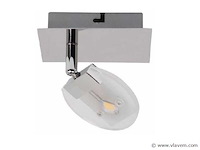 Led plafondspot . hl7161l . 5w . 4000k . neutraal wit . zilver (x4) - afbeelding 4 van  4