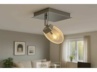 Led plafondspot – hl7161l – 5w – 4000k – neutraal wit – zilver (x4) - afbeelding 1 van  5
