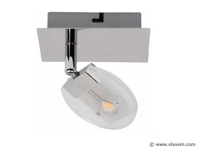 Led plafondspot . hl7161l . 5w . 4000k . neutraal wit . zilver (x8) - afbeelding 4 van  4