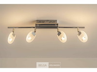 Led plafondspot – hl7164l – 5w – zilver (x2) - afbeelding 2 van  5