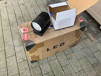 Led railspots 30w zwart | track lights | winkelverlichting | ongebruikt (10x) - afbeelding 1 van  3