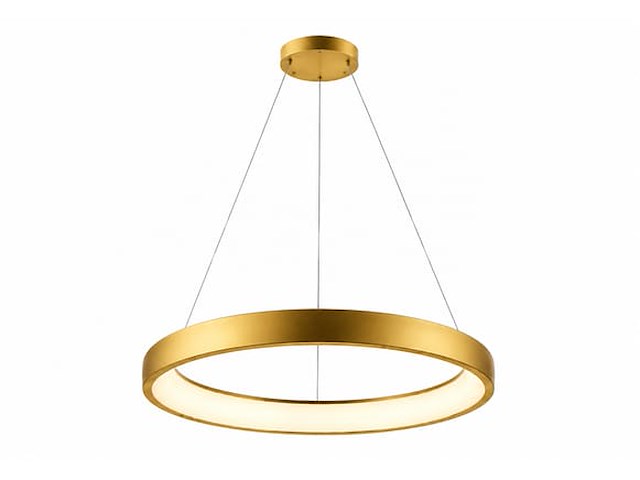 Led ring hanglamp 30w – 4000k neutraal wit - rose gold – ip20 – essence-30 - afbeelding 2 van  5