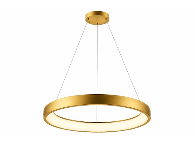 Led ring hanglamp 30w – 4000k neutraal wit - rose gold – ip20 – essence-30 - afbeelding 2 van  5