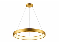 Led ring hanglamp 30w – 4000k neutraal wit - rose gold – ip20 – essence-30 - afbeelding 2 van  5