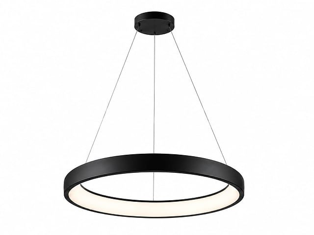 Led ring hanglamp 30w – 4000k neutraal wit - zwart – ip20 – essence-30 - afbeelding 3 van  5