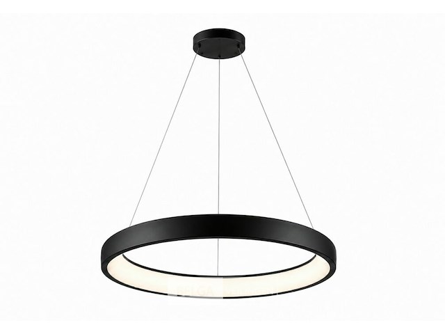 Led ring hanglamp 30w – 4000k neutraal wit - zwart – ip20 – essence-30 - afbeelding 3 van  6