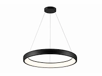 Led ring hanglamp 30w – 4000k neutraal wit - zwart – ip20 – essence-30 - afbeelding 2 van  5