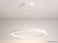 Led ring hanglamp 35w – 3cct dimbaar - wit – ip20 – harvey-35 3cct - afbeelding 2 van  5