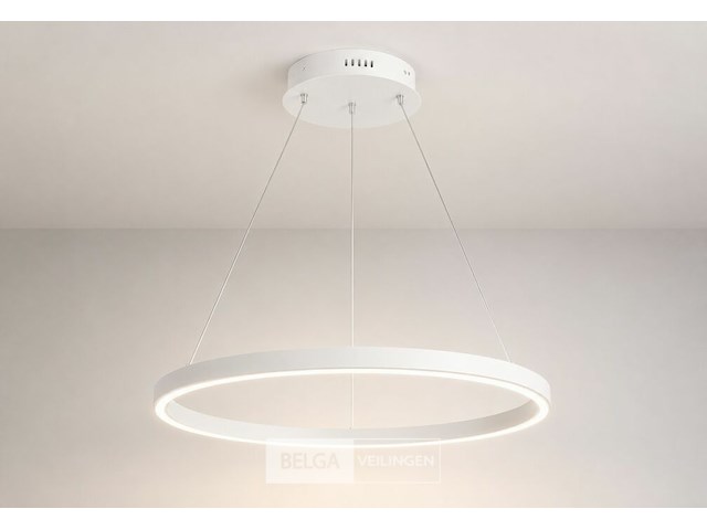 Led ring hanglamp 35w – 3cct dimbaar - wit – ip20 – harvey-35 3cct - afbeelding 3 van  6
