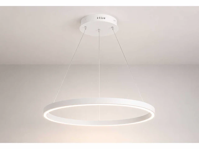 Led ring hanglamp 35w – 3cct dimbaar - wit – ip20 – harvey-35 3cct - afbeelding 2 van  5