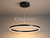 Led ring hanglamp 35w – 3cct dimbaar - zwart – ip20 – harvey-35 3cct - afbeelding 4 van  5