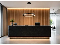 Led ring hanglamp 35w – 3cct dimbaar - zwart – ip20 – harvey-35 3cct