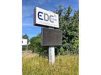 Led scherm met lichtbak op paal - afbeelding 2 van  10