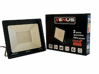 Led schijnwerper 100w – 6500k koud wit – ip65 wathedicht (x12) - afbeelding 1 van  5