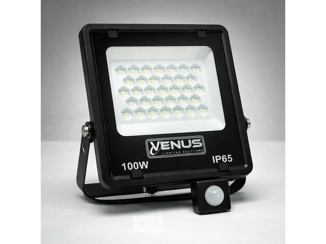 Led schijnwerper 100w – met sensor – 4000k naturaal wit – ip65 waterdicht (x6) - afbeelding 6 van  6