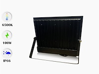 Led schijnwerper 100w mini – 6500k koud wit – ip65 waterdicht (x10) - afbeelding 2 van  5