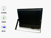 Led schijnwerper 100w mini – 6500k koud wit – ip65 waterdicht (x10) - afbeelding 3 van  6