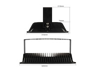 Led schijnwerper 200w – 6500k koud wit – ip65 waterdicht (x2) - afbeelding 2 van  5