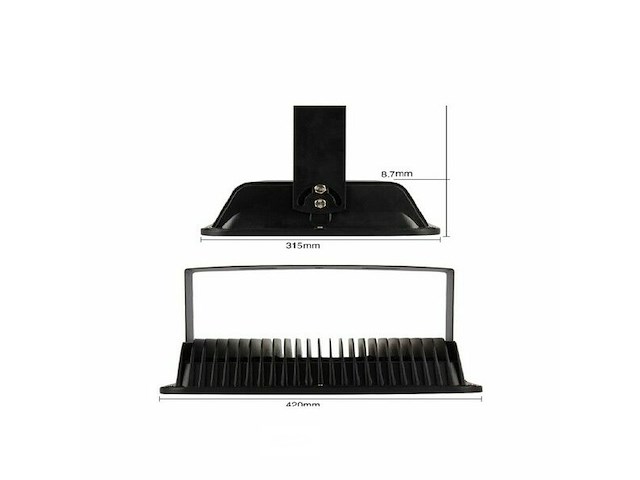 Led schijnwerper 300w – 6500kkoud wit – ip65 waterdicht (x2) - afbeelding 5 van  6