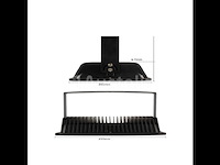 Led schijnwerper 300w – 6500kkoud wit – ip65 waterdicht (x4) - afbeelding 1 van  5