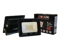 Led schijnwerper 30w – 6500k koud wit – ip65 waterdicht (x12) - afbeelding 2 van  2