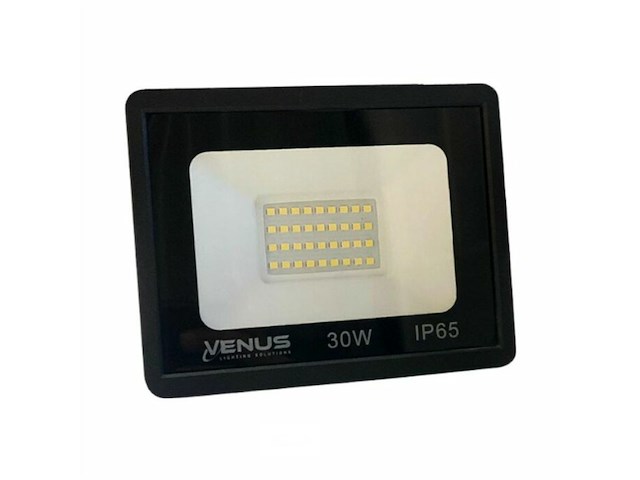 Led schijnwerper 30w – 6500k koud wit – ip65 waterdicht (x12) - afbeelding 2 van  5