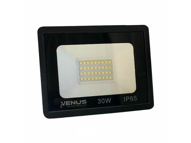 Led schijnwerper 30w – 6500k koud wit – ip65 waterdicht (x12) - afbeelding 2 van  5